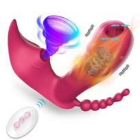 Moteriškas vibratorius su nuotolinio valdymo pulteliu