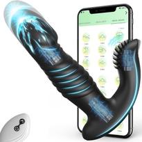 Prostatos masažuoklis 3in1 su nuotolinio valdymo pulteliu + APP valdymas