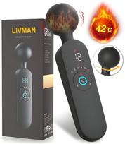 Mikrofono dizaino vibratorius – masažuoklis LIVMAN LL-B2105 su 12 vibracijos režimų, 6 vibracijos greičio lygiais ir šildymo funkcija
