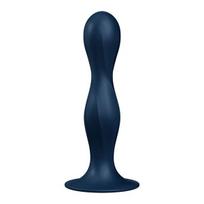 Analinis dildo Double Ball-R, mėlynas