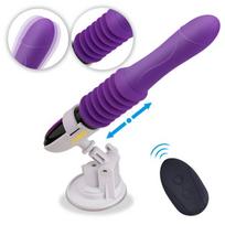 Sekso mašina LIVMAN YQ-B33 su vibratoriumi, 10 vibracijos ir 3 teleskopiniais režimais bei nuotolinio valdymo pultu