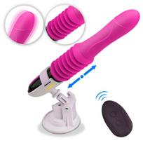 Sekso mašina LIVMAN YQ-B33 su vibratoriumi, 10 vibracijos ir 3 teleskopiniais režimais bei nuotolinio valdymo pultu