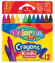 Vaškinės kreidelės Colorino Kids, 12 spalvų