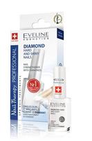 Stiprinamoji nagų priežiūros priemonė, suteikianti deimantinį spindesį Eveline Nail Therapy Professional 12 ml