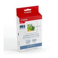 Kasetė rašaliniams spausdintuvams etiketės "canon selphy cp xxx", baltos spalvos, 18 vnt., kc18is, skirtos termosublimaciniams spausdintuvams, 54x86 mm, pridedama garinimo folija