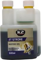 Pusiau sintetinė alyva dvitakčiams varikliams K2 2T Stroke oil, žalia