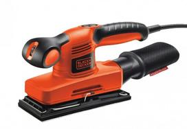 Plokštuminis šlifuoklis Black&Decker KA320EKA 240 W+ 5 šlifavimo priedai