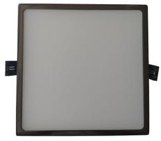 24W LED įmontuojama panelė, juodu korpusu, 3000K