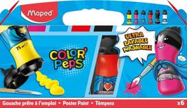 Guašas Maped ColorPeps 6x75ml primary colours