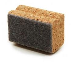 Mini kempinė su veltiniu Zipps slidžių vaško įtrinimui ir išblizginimui