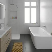 Pastatoma vonia RIHO Adore Back2Wall 180x86 cm