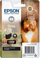 Kasetė rašaliniams spausdintuvams epson originalus rašalas c13t04f64010, 478xl, pilkos spalvos, 10,2 ml, epson xp-15000