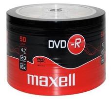 DVD-R diskai, Maxell, 4,7GB, 16X, 120min., 50vnt.