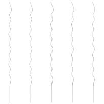 Atrama augalams, spiralės forma, 5 vnt., Sidabro