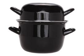 Puodas moliuskams 2,8 l juodas