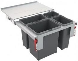 Franke šiukšliadėžė Sorter Garbo 60-3, 18l +12l +8l