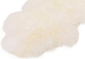 Narma avikailio kilimas Merino natural white, 130x180 cm