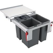 Franke šiukšliadėžė Sorter Garbo 50-3, 2 x 12l + 24l