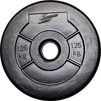 Diskinis svoris EB Fit 28 mm 1,25 kg, juodas