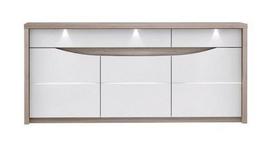 Komoda Saint Tropez STZK232B, pilka/balta