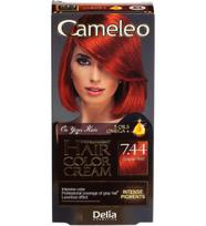Ilgalaikiai plaukų dažai Delia Cameleo Omega +, 7.44 Copper Red