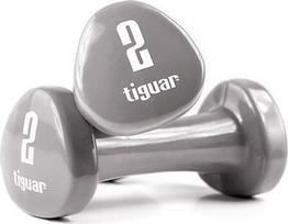Viniliniai hanteliai Tiguar 2 vnt., 2 kg