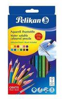Akvareliniai pieštukai Pelican, 12 spalvų