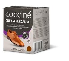 Coccine rudos spalvos avalynės tepalas su kempinėle Nr.14 Cream Elegance, 50 ml
