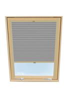 Klostuota užuolaidėlė stoginiam langui Velux, 78x118 cm, Pilka B-307000