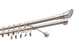 Dvigubas karnizas metalinis 19 mm + 19 mm OLIMP, 300 cm, antika