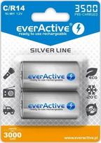 EverActive Silver Line Ready to Use 3500mAh C akumuliatorius, 2 vnt.