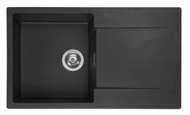 Granito plautuvė Reginox Amsterdam 10, Black Silvery