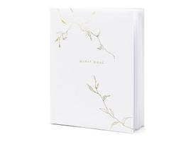 Svečių palinkėjimų knyga Guest Book, 22 lapai, balta