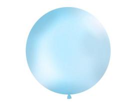 Didelis balionas 100 cm round Pastel, mėlynas