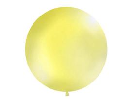 Didelis balionas 100 cm round Pastel, geltonas