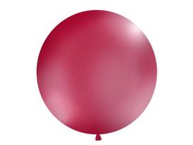 Didelis balionas 100 cm round Pastel, raudonas