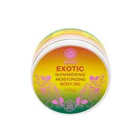 Blizgus drėkinamasis kremas kūnui EXOTIC Saules fabrika, 100 g