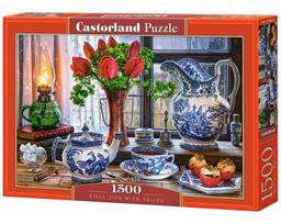 Dėlionė Puzzle Castorland Still Life with Tulips, 1500 detalių