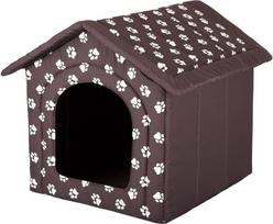 Guolis-būda Hobbydog R6 pėdutės, 76x72x74 cm, rudas