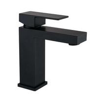 Mexen praustuvo maišytuvas Cube low black mat