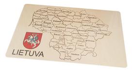 Medinė dėlionė Lietuva