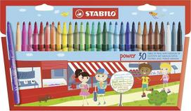 Stabilo flomasteriai Power, 30 spalvų
