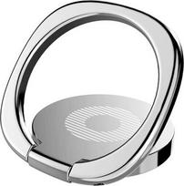 Telefono laikiklis Magnetinis telefono laikiklis Baseus Privity Ring su stovu, sidabrinis