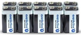 Vaizdo kameros akumuliatorius everActive 6LR61PRO, 10 vnt.