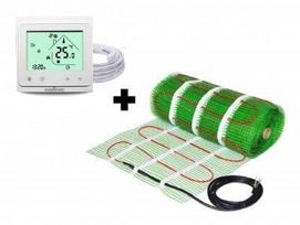 Grindinio šildymo tinklelis Wellmo MAT (dydis 3,5m2) + programuojamas termostatas Wellmo WTH-51.36 NEW