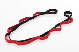 Mankštos juosta Gymstick, juoda/raudona