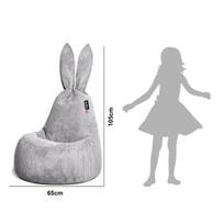 Sėdmaišis Qubo™ Mommy Rabbit, aksomas, žalias