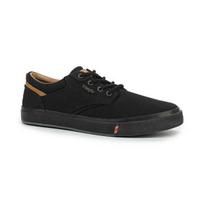 Batai vyrams Wrangler ICON LOW Herringbone Twill, juodi