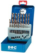 Spiralinių grąžtų rinkinys metalui DIN 338 HSS-E (Co 5) BOHRCRAFT (25 vnt.)