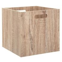 Sandėliavimo dėžutė, 31x31 cm, MDF, ruda